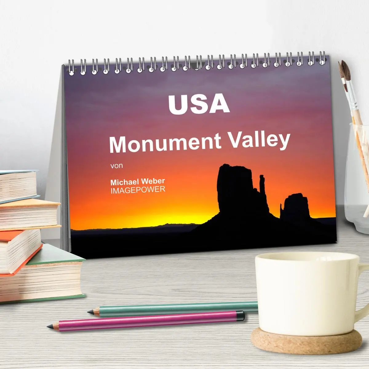 Bild: 9783516233575 | USA - Monument Valley (Tischkalender 2026 DIN A5 quer), CALVENDO...