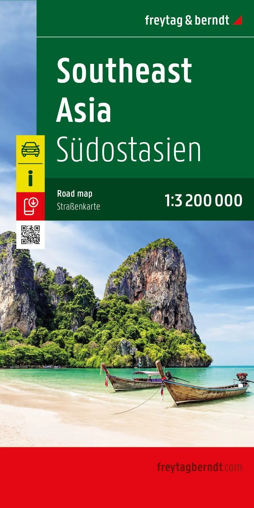Cover: 9783707923575 | Südostasien, Straßenkarte 1:3.200.000, freytag &amp; berndt | Berndt