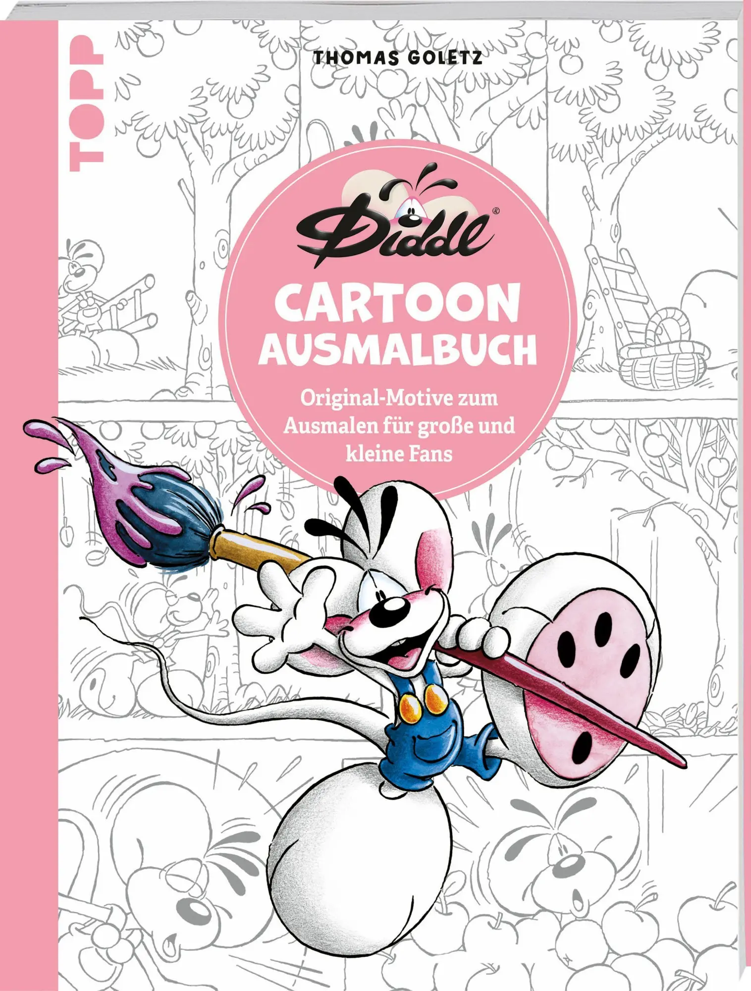 Cover: 9783735883575 | DIDDL - Cartoon Ausmalbuch | Diddl (u. a.) | Taschenbuch | 64 S.