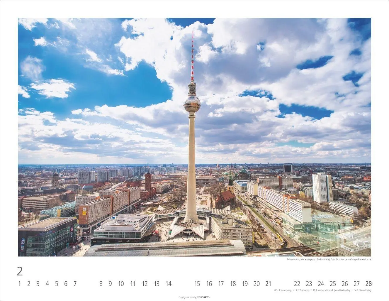 Bild: 9783839903575 | Berlin Kalender 2027 | Kalender | Reisekalender Weingarten | 14 S.