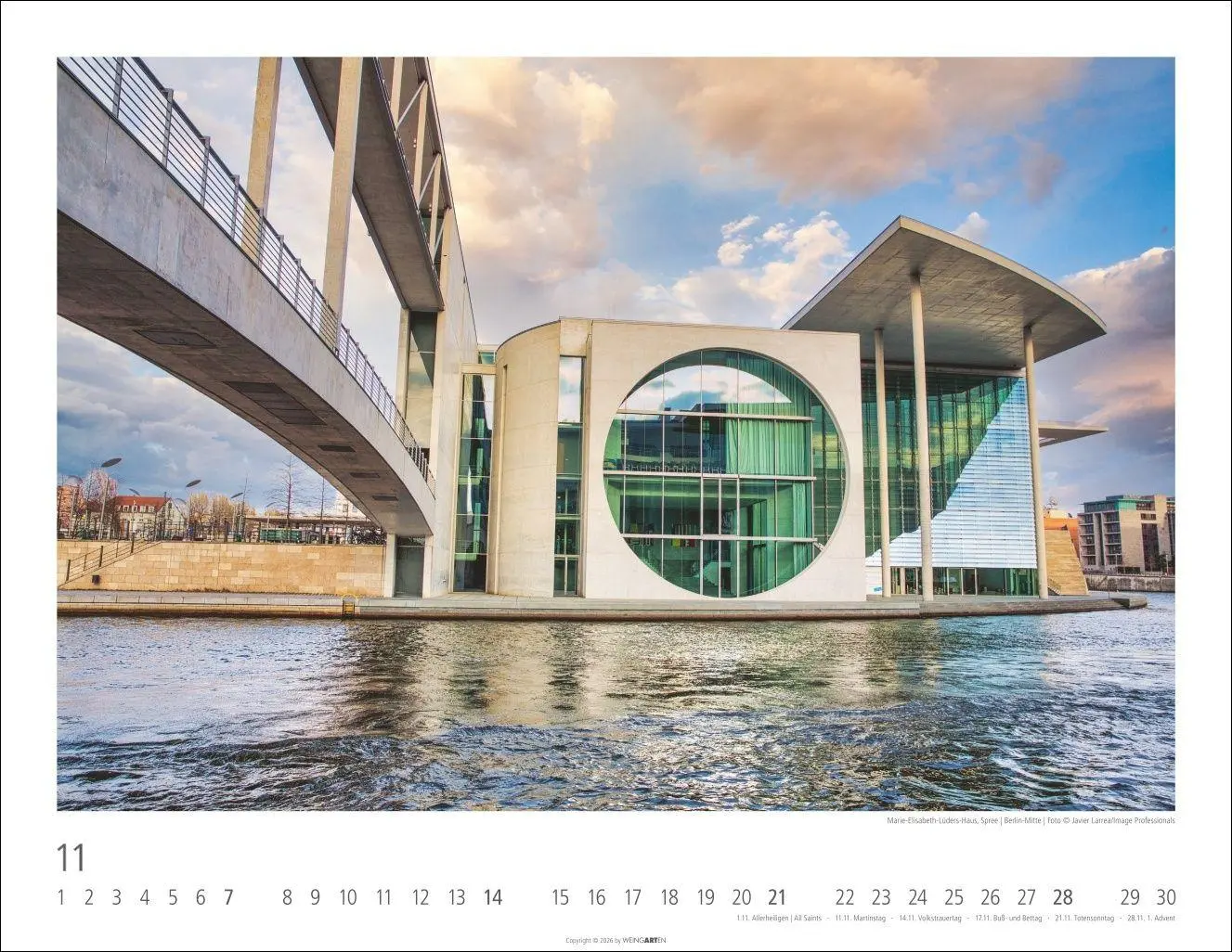 Bild: 9783839903575 | Berlin Kalender 2027 | Kalender | Reisekalender Weingarten | 14 S.