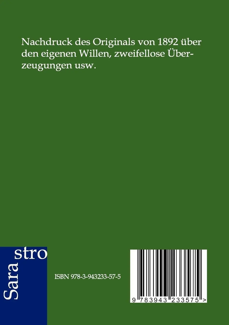 Rückseite: 9783943233575 | Magische Kräfte in uns | Hans Arnold | Taschenbuch | 196 S. | Deutsch
