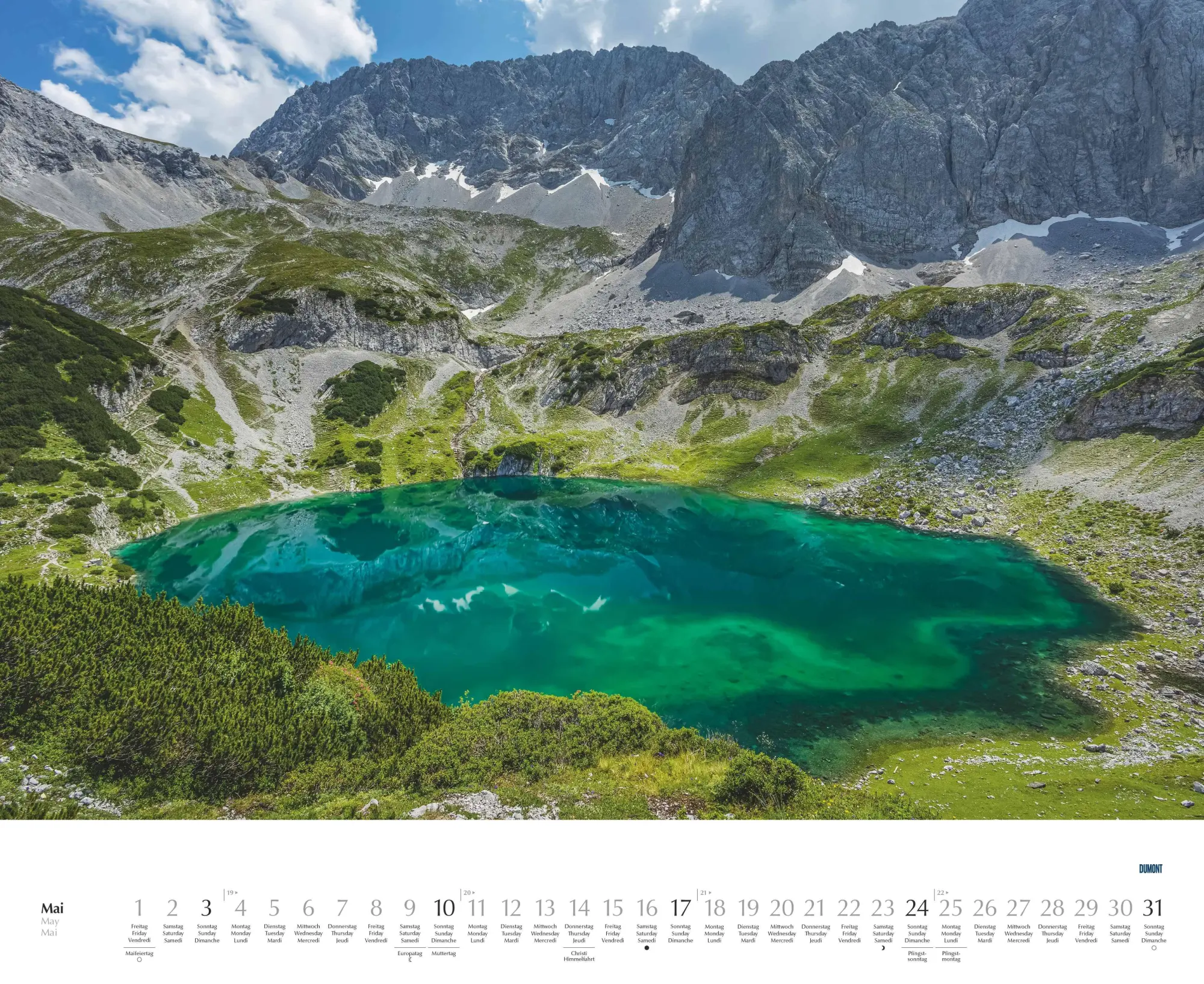 Bild: 4069095003675 | Hohe Berge - Stille Seen 2026 - Wandkalender 52 x 42,5 cm -...