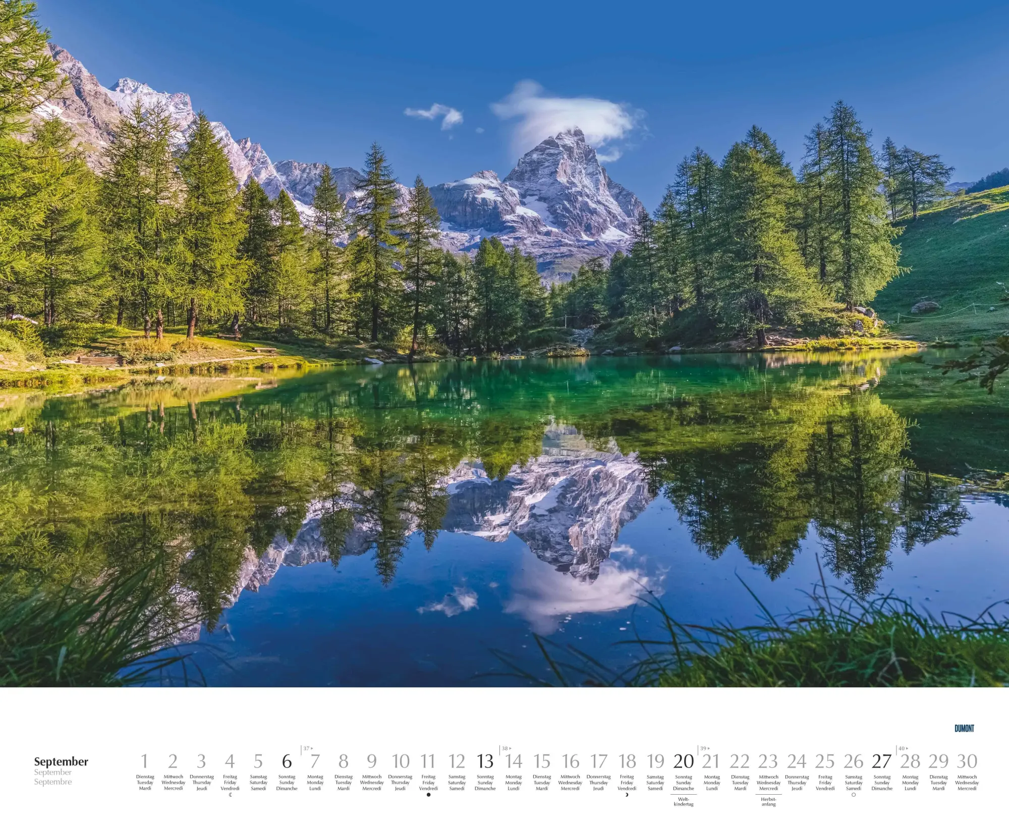 Bild: 4069095003675 | Hohe Berge - Stille Seen 2026 - Wandkalender 52 x 42,5 cm -...