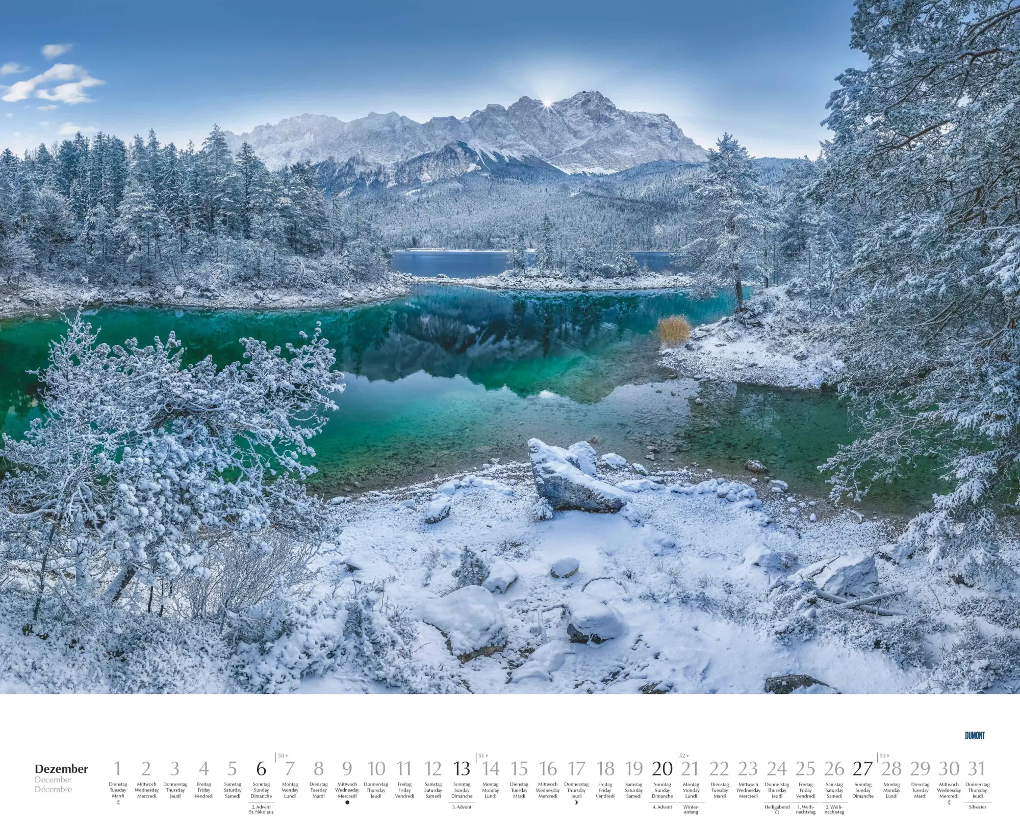 Bild: 4069095003675 | Hohe Berge - Stille Seen 2026 - Wandkalender 52 x 42,5 cm -...