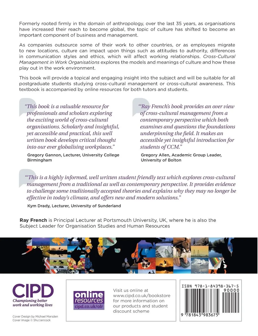 Rückseite: 9781843983675 | Cross-Cultural Management in Work Organisations | Raymond French