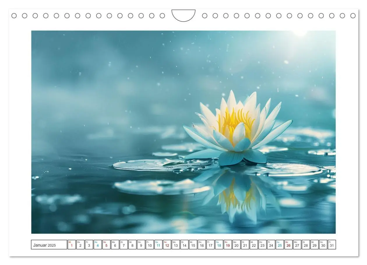 Bild: 9783457203675 | Lichtspiel der Seerosen (Wandkalender 2025 DIN A4 quer), CALVENDO...