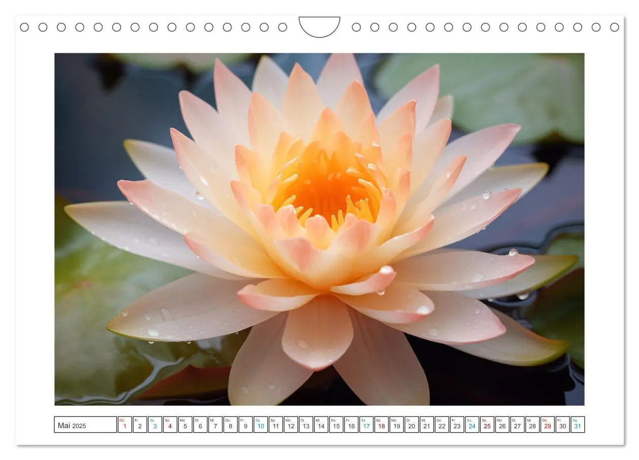 Bild: 9783457203675 | Lichtspiel der Seerosen (Wandkalender 2025 DIN A4 quer), CALVENDO...