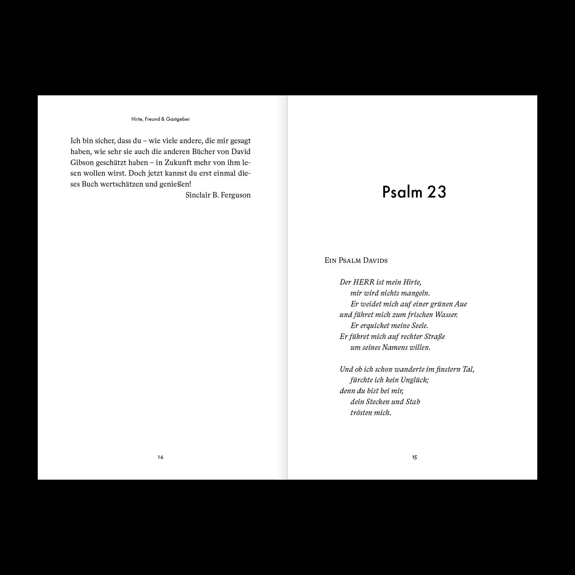 Bild: 9783986653675 | Hirte, Freund &amp; Gastgeber | Jesus in Psalm 23 | David Gibson | Buch