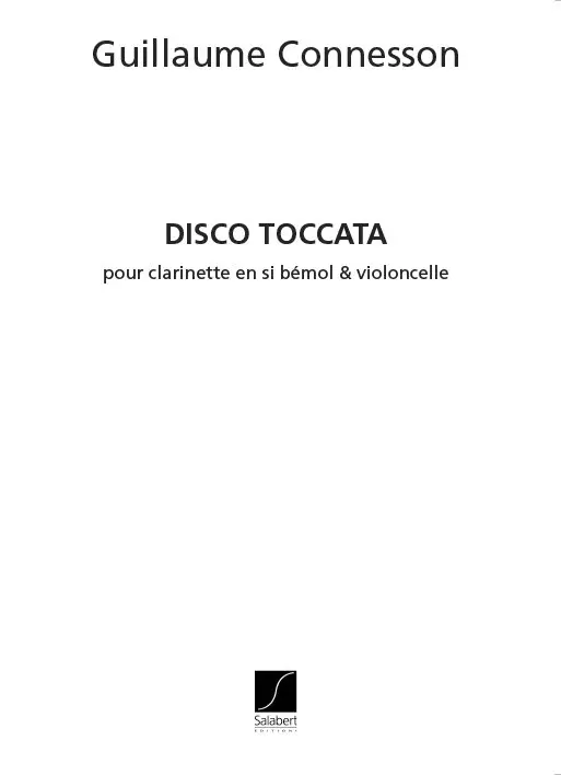 Cover: 9790048003675 | Disco Toccata | Guillaume Connesson | Buch | 2002 | Editions Salabert
