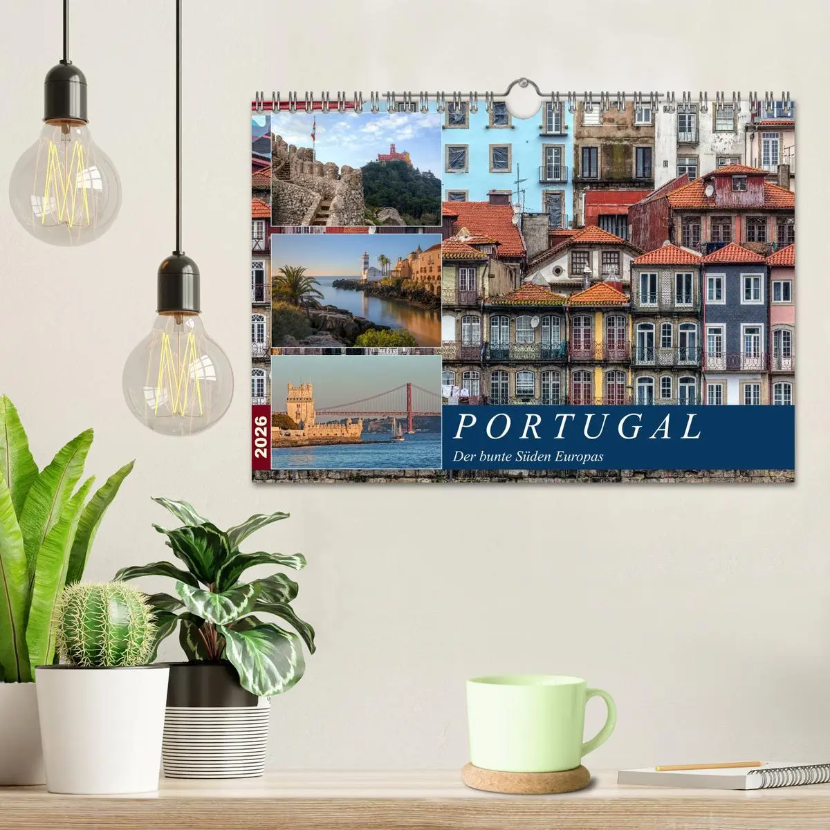 Bild: 9783457743775 | Portugal, der bunte Süden Europas (Wandkalender 2026 DIN A4 quer),...