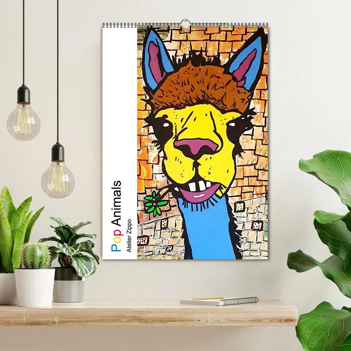 Bild: 9783516693775 | Pop Art Animals - Atelier Zippo (Wandkalender 2026 DIN A2 hoch),...