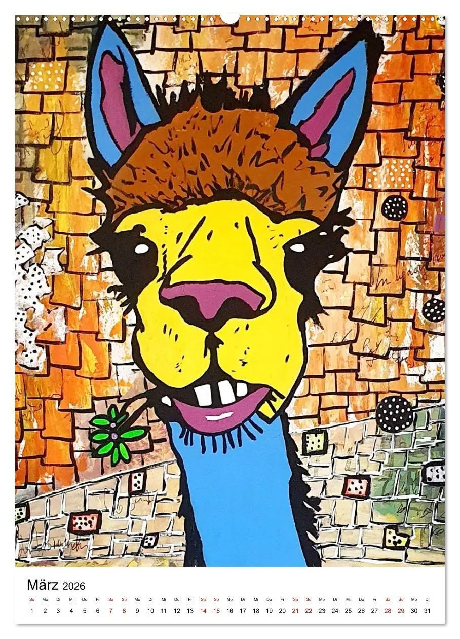 Bild: 9783516693775 | Pop Art Animals - Atelier Zippo (Wandkalender 2026 DIN A2 hoch),...