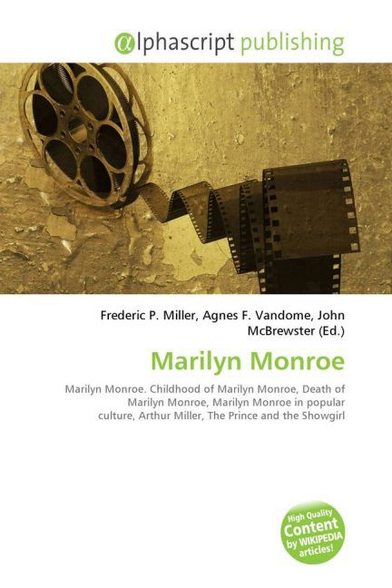 Marilyn Monroe | Frederic P. Miller (u. a.) | Taschenbuch | Englisch | Alphascript Publishing | EAN 9786130023775 - Miller, Frederic P.