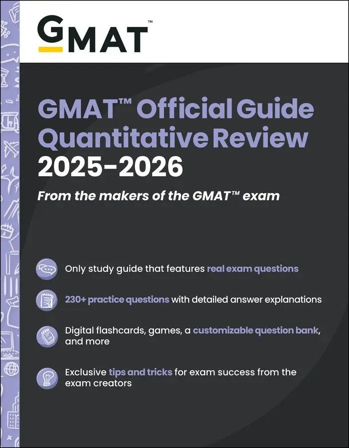 Cover: 9781394333875 | GMAT Official Guide Quantitative Review 2025-2026 | Gmac | Taschenbuch