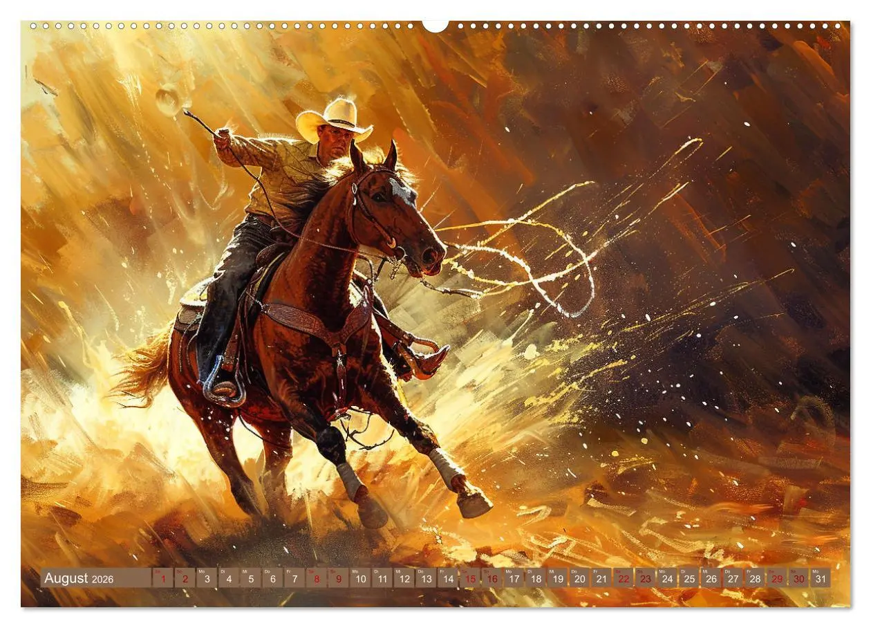 Bild: 9783457423875 | Pferde, Staub und Freiheit (hochwertiger Premium Wandkalender 2026...
