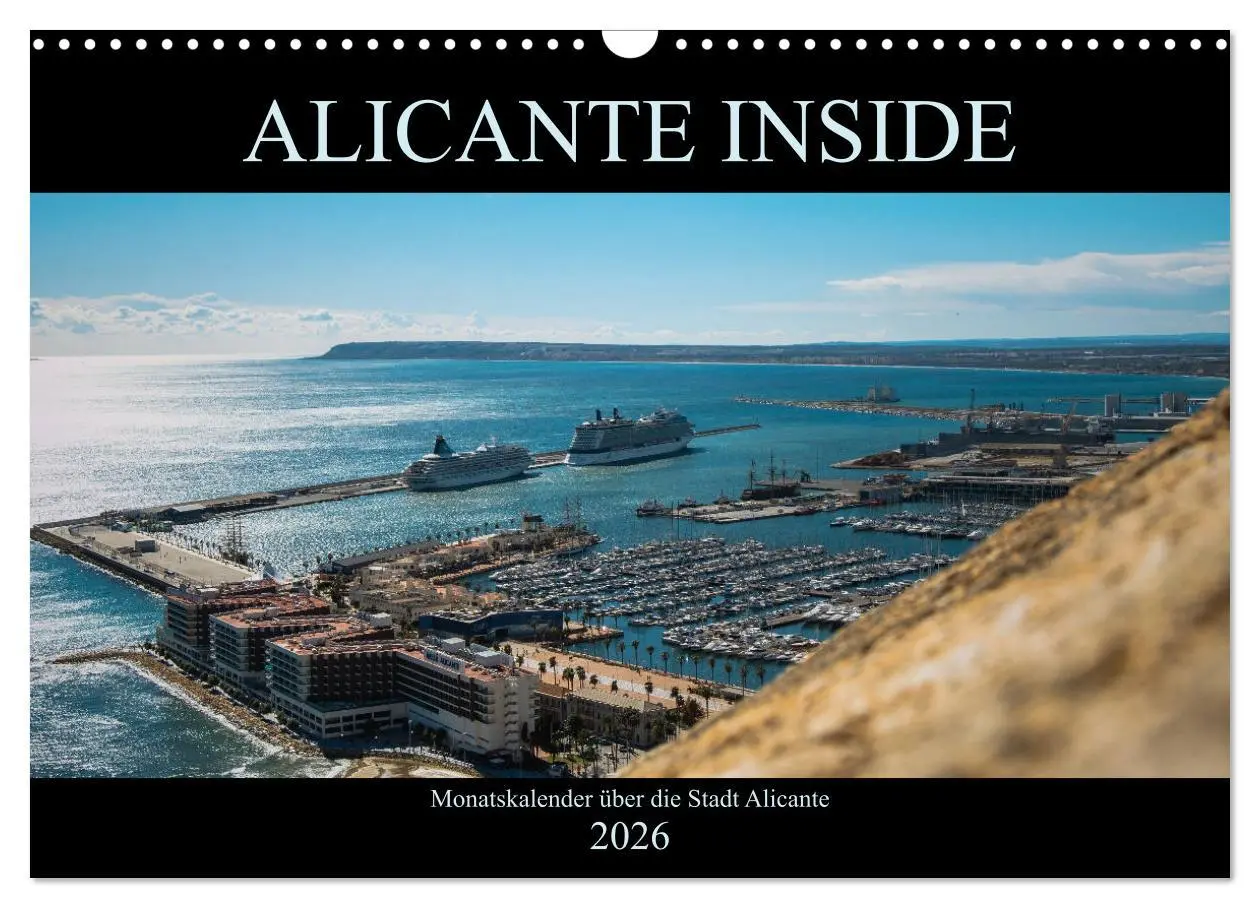 Cover: 9783457803875 | ALICANTE INSIDE - Monatskalender über die Stadt Alicante...