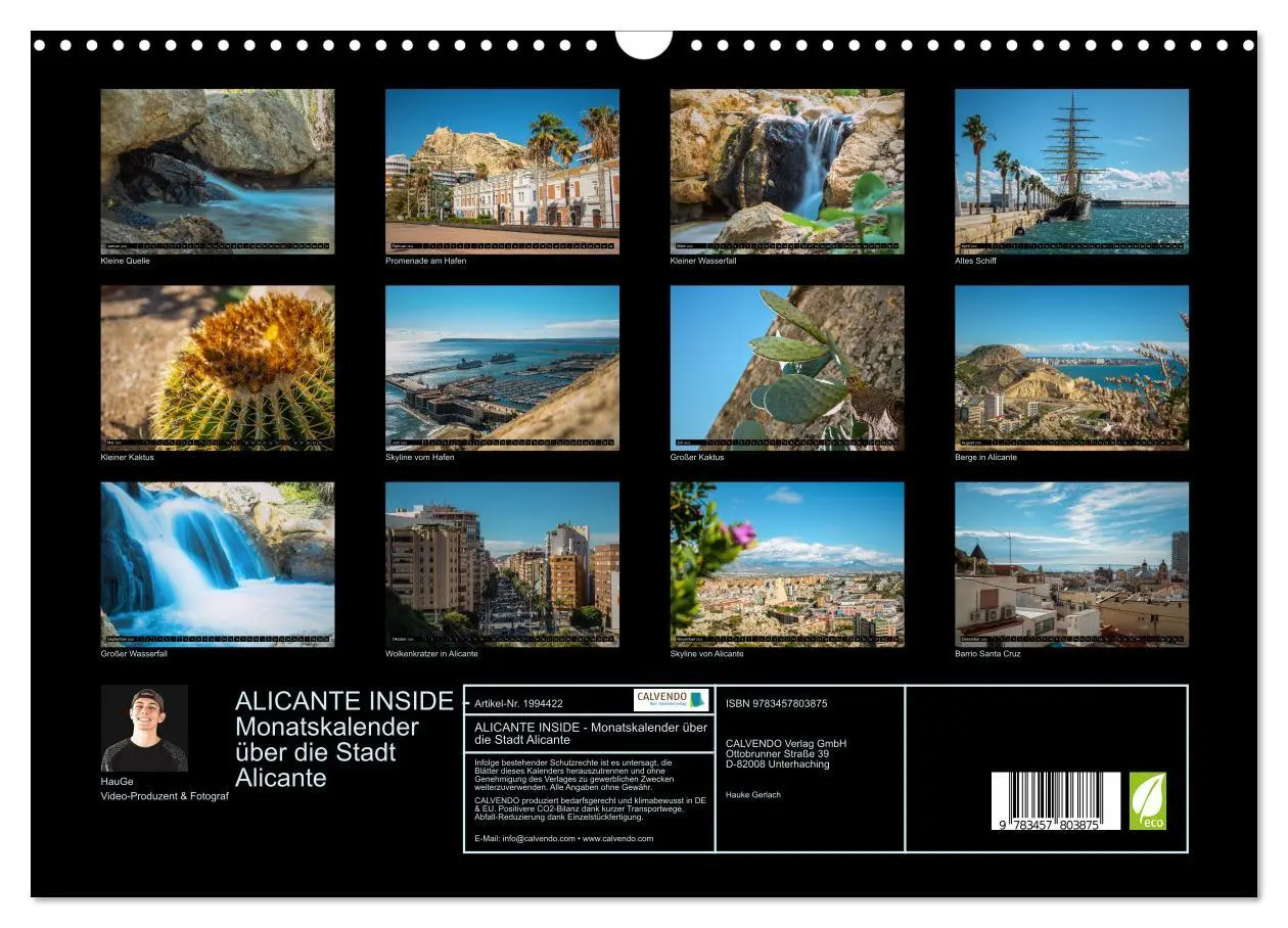 Bild: 9783457803875 | ALICANTE INSIDE - Monatskalender über die Stadt Alicante...