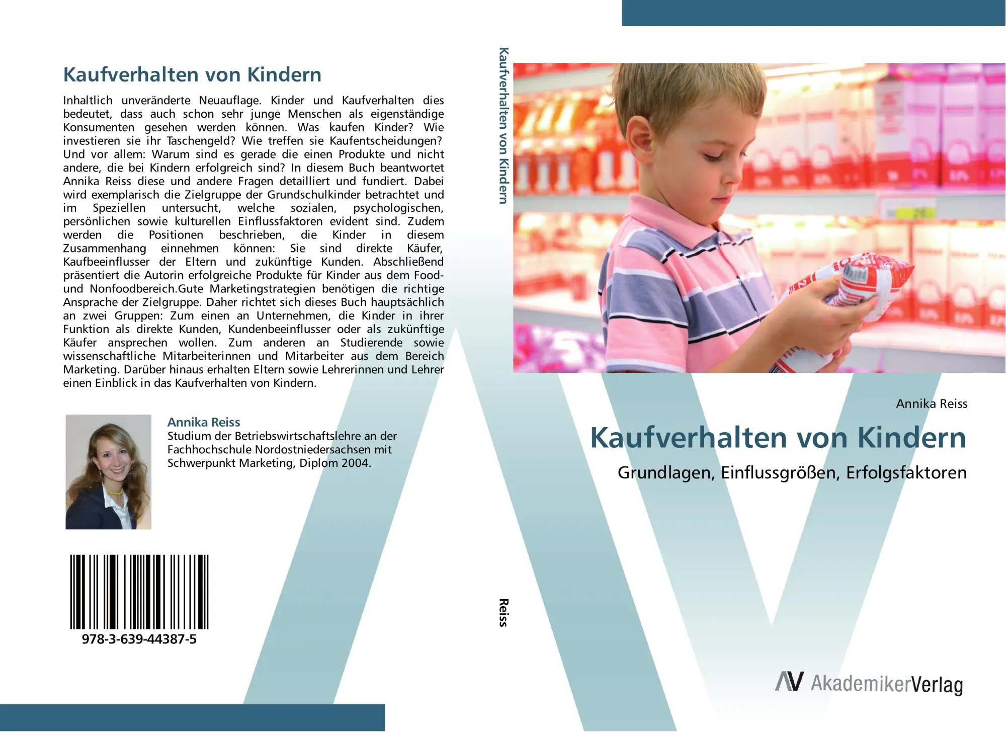 Cover: 9783639443875 | Kaufverhalten von Kindern | Annika Reiss | Taschenbuch | Paperback