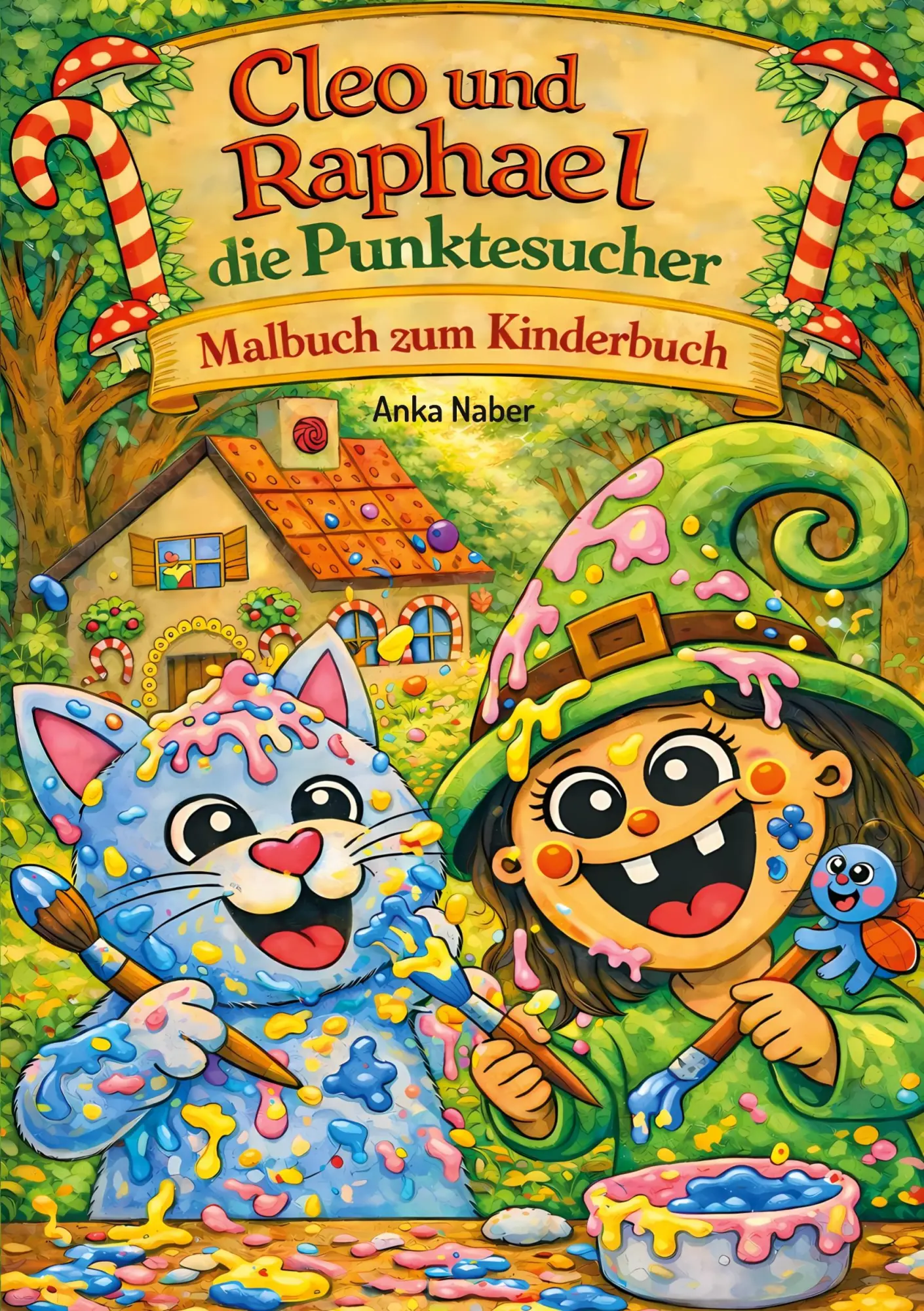 Cover: 9783695713875 | Cleo und Raphael - die Punktesucher | Malbuch | Anka Naber | Buch