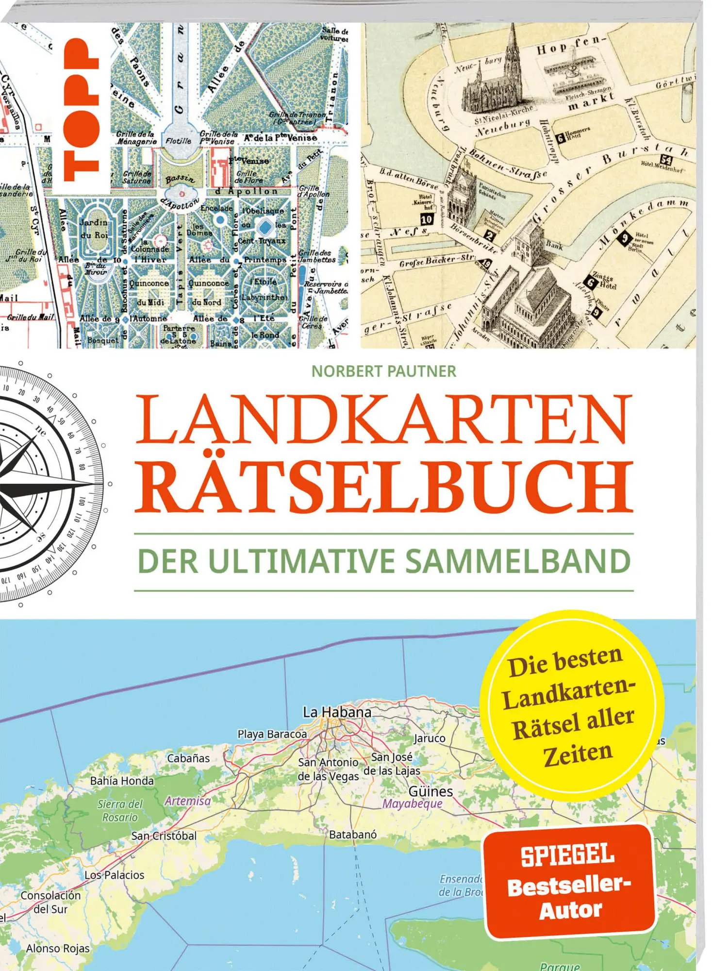 Cover: 9783735853875 | Landkarten Rätselbuch - Die besten Landkarten-Rätsel aller Zeiten....