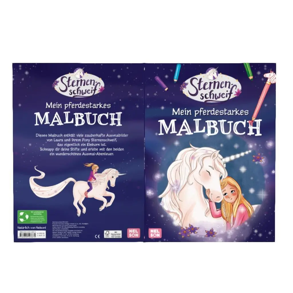 Bild: 9783845123875 | Sternenschweif: Mein pferdestarkes Malbuch | Taschenbuch | Malbuch