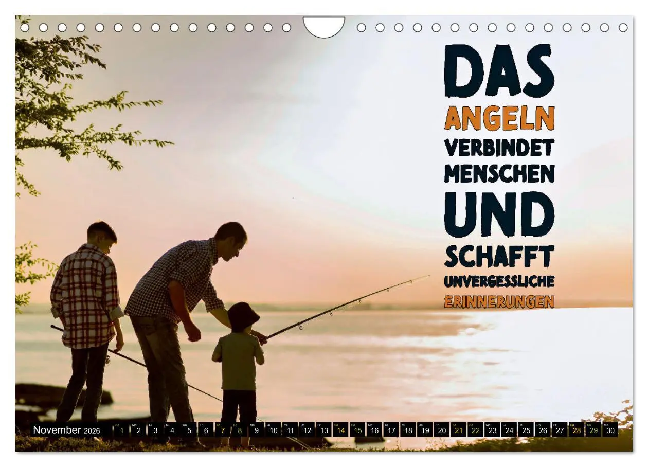 Bild: 9783457343975 | Angeln - Impressionen mit coolen Sprüchen (Wandkalender 2026 DIN A4...
