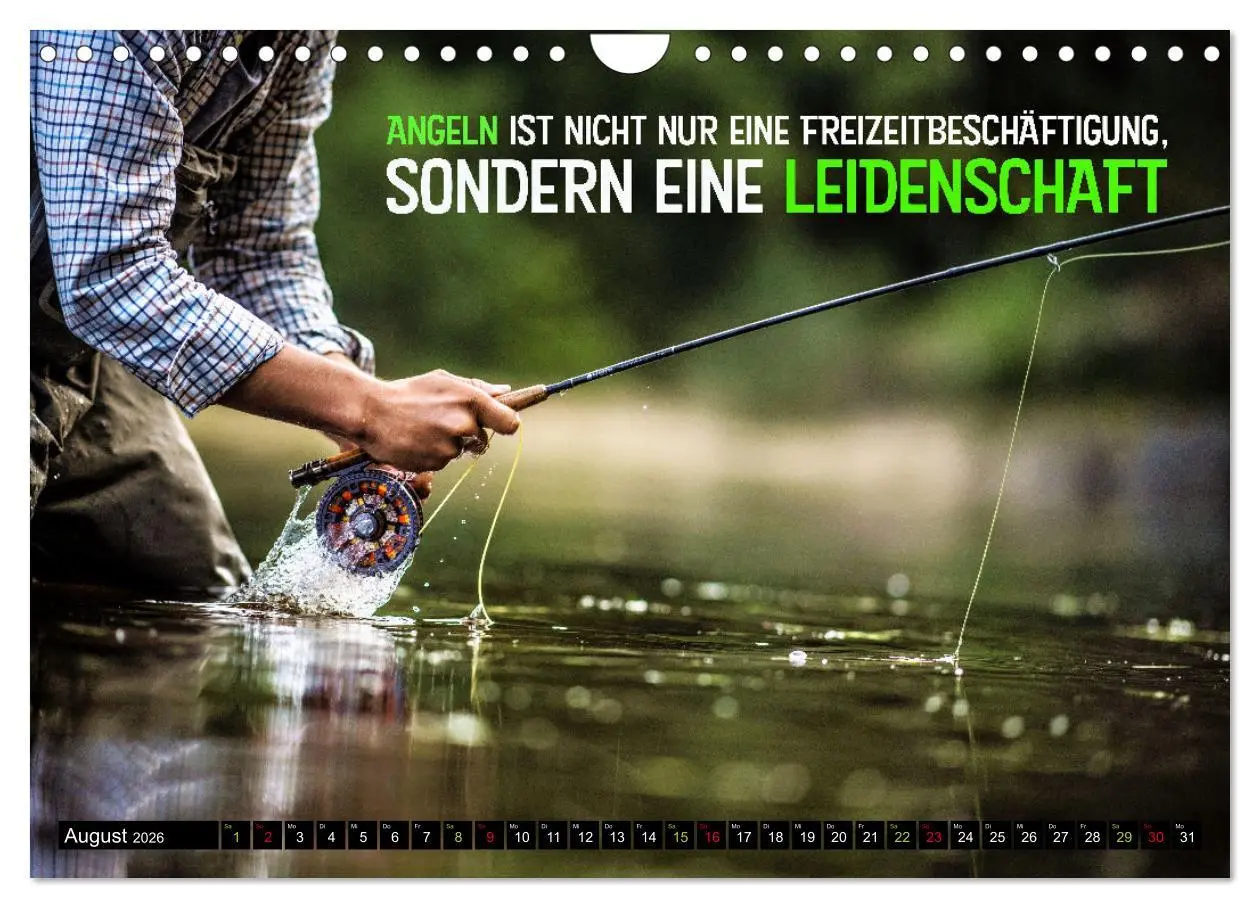 Bild: 9783457343975 | Angeln - Impressionen mit coolen Sprüchen (Wandkalender 2026 DIN A4...