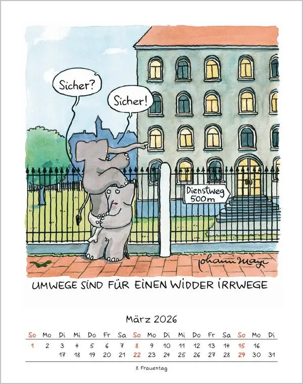 Bild: 9783731883975 | Widder 2026 | Verlag Korsch | Kalender | Spiralbindung | 13 S. | 2026