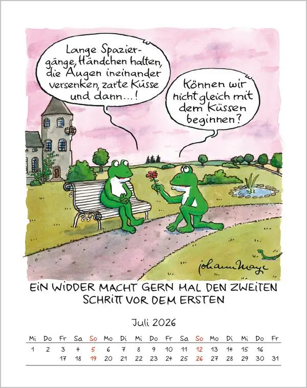 Bild: 9783731883975 | Widder 2026 | Verlag Korsch | Kalender | Spiralbindung | 13 S. | 2026