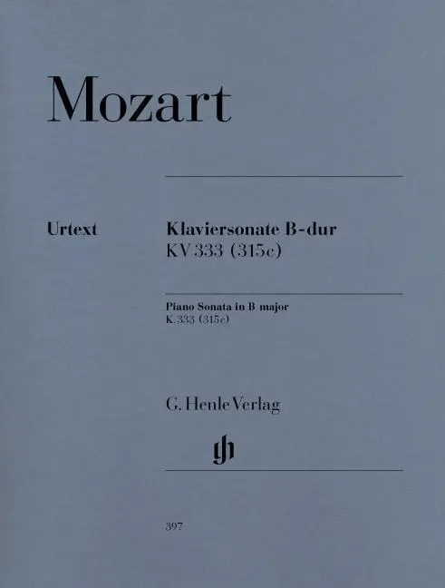 Cover: 9790201803975 | Piano Sonata B flat major KV 333 | Besetzung: Klavier zu zwei Händen