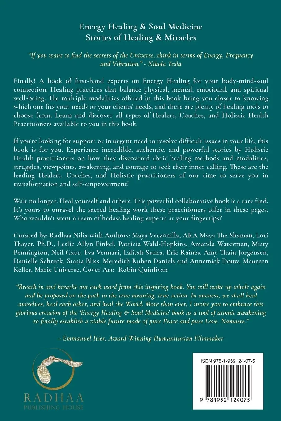 Rückseite: 9781952124075 | Energy Healing &amp; Soul Medicine | Stories of Healing &amp; Miracles | House