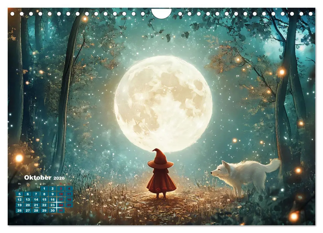 Bild: 9783457304075 | Zauber zur Mitternacht (Wandkalender 2026 DIN A4 quer), CALVENDO...