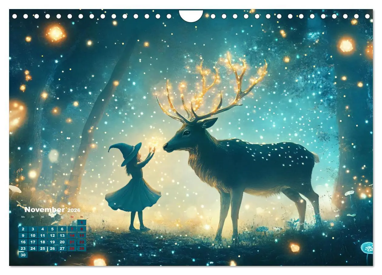 Bild: 9783457304075 | Zauber zur Mitternacht (Wandkalender 2026 DIN A4 quer), CALVENDO...