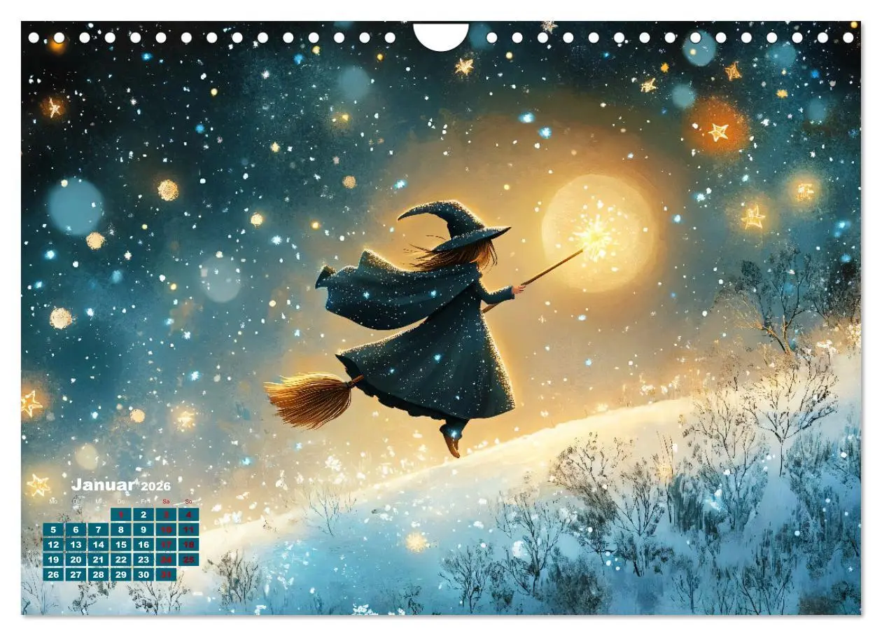 Bild: 9783457304075 | Zauber zur Mitternacht (Wandkalender 2026 DIN A4 quer), CALVENDO...