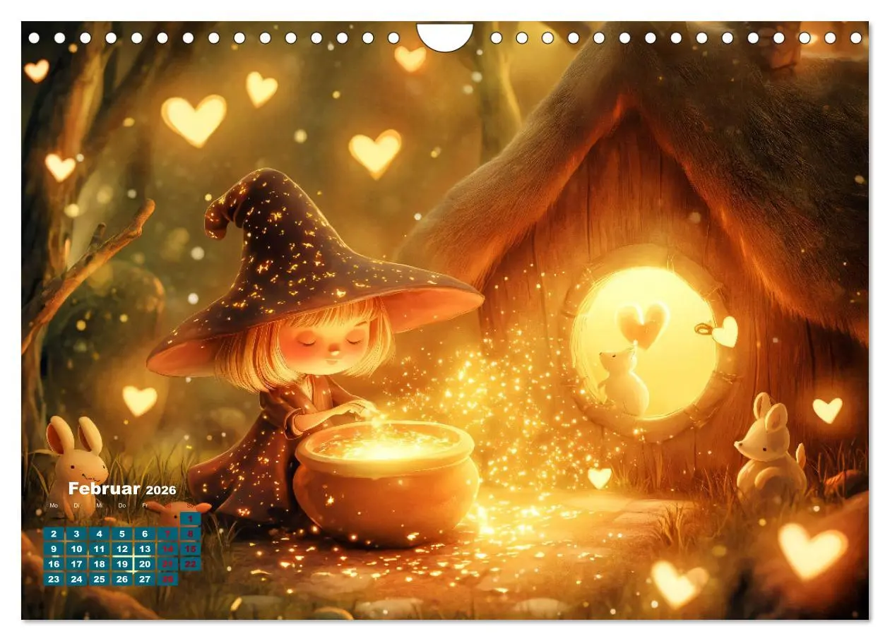 Bild: 9783457304075 | Zauber zur Mitternacht (Wandkalender 2026 DIN A4 quer), CALVENDO...
