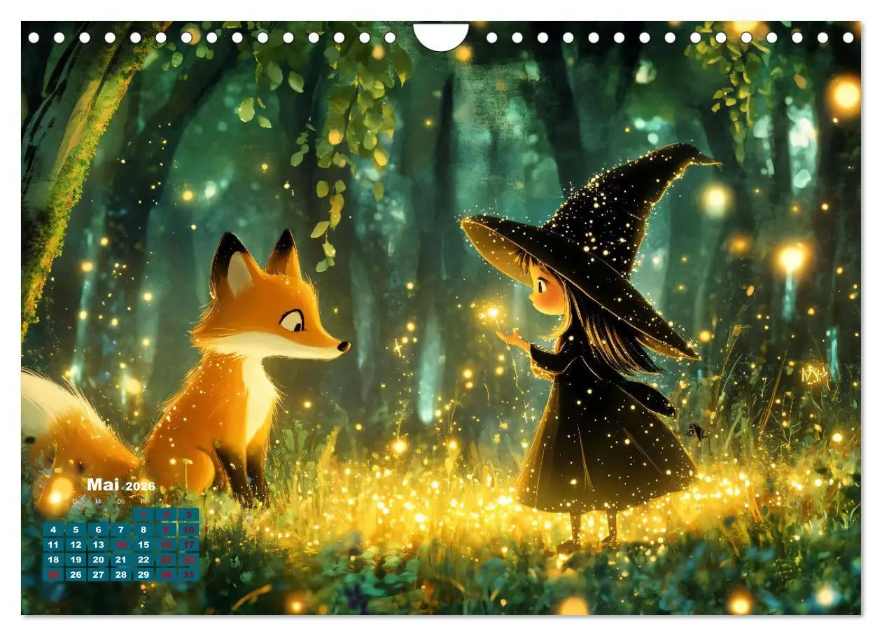Bild: 9783457304075 | Zauber zur Mitternacht (Wandkalender 2026 DIN A4 quer), CALVENDO...