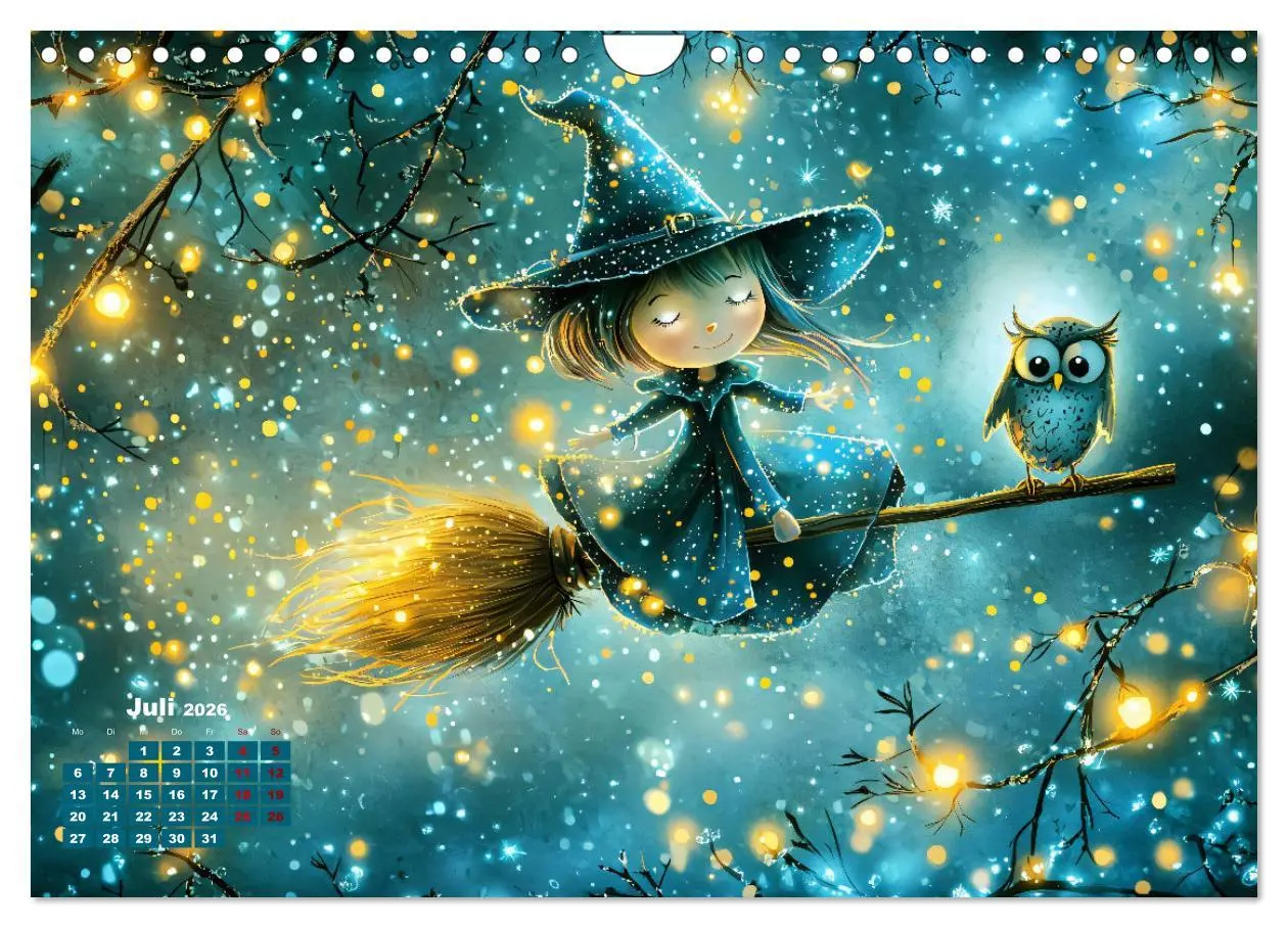 Bild: 9783457304075 | Zauber zur Mitternacht (Wandkalender 2026 DIN A4 quer), CALVENDO...
