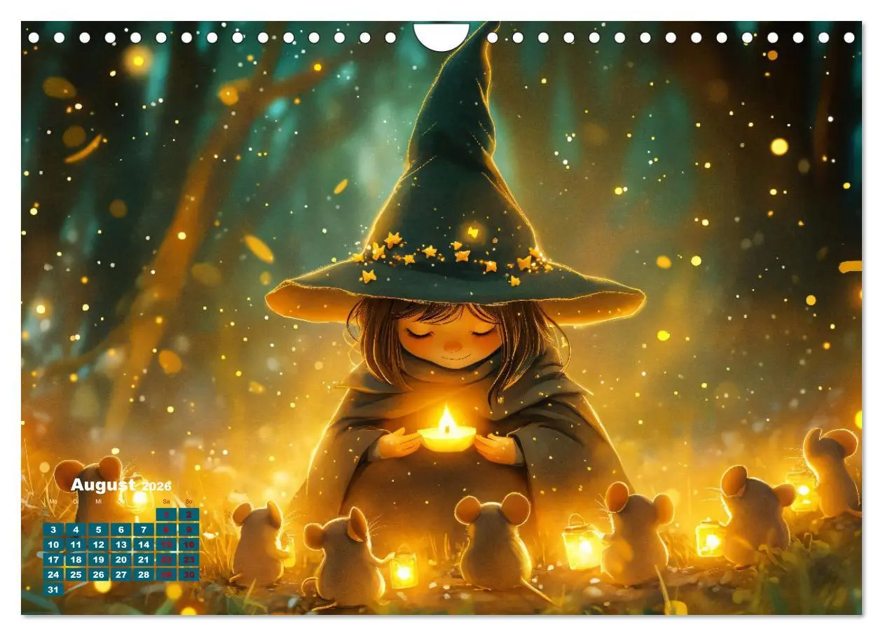 Bild: 9783457304075 | Zauber zur Mitternacht (Wandkalender 2026 DIN A4 quer), CALVENDO...