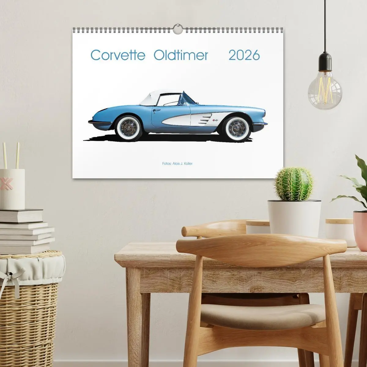 Bild: 9783457854075 | Corvette Oldtimer 2026 (Wandkalender 2026 DIN A3 quer), CALVENDO...