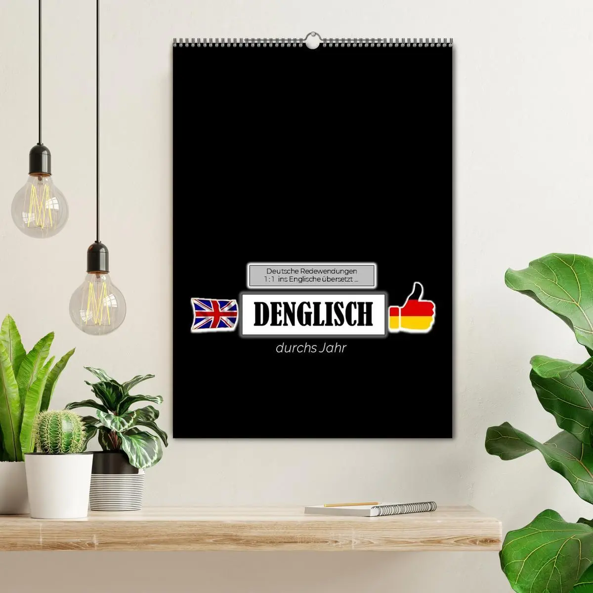 Bild: 9783516324075 | DENGLISCH durchs Jahr (Wandkalender 2026 DIN A2 hoch), CALVENDO...
