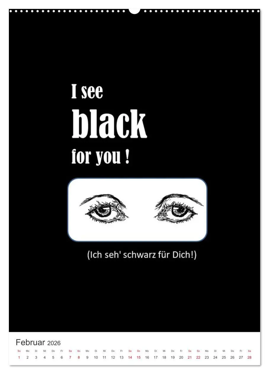 Bild: 9783516324075 | DENGLISCH durchs Jahr (Wandkalender 2026 DIN A2 hoch), CALVENDO...