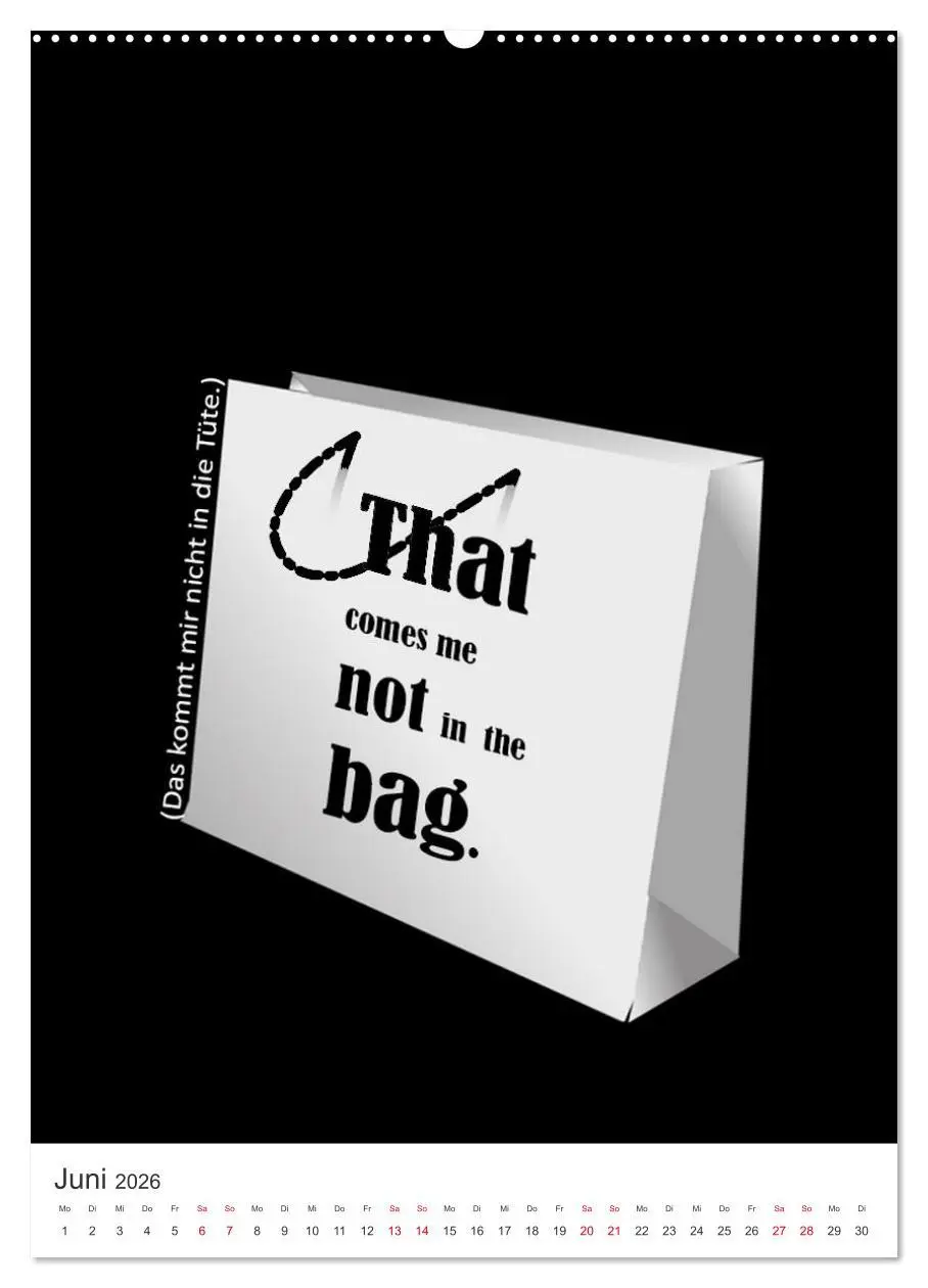 Bild: 9783516324075 | DENGLISCH durchs Jahr (Wandkalender 2026 DIN A2 hoch), CALVENDO...