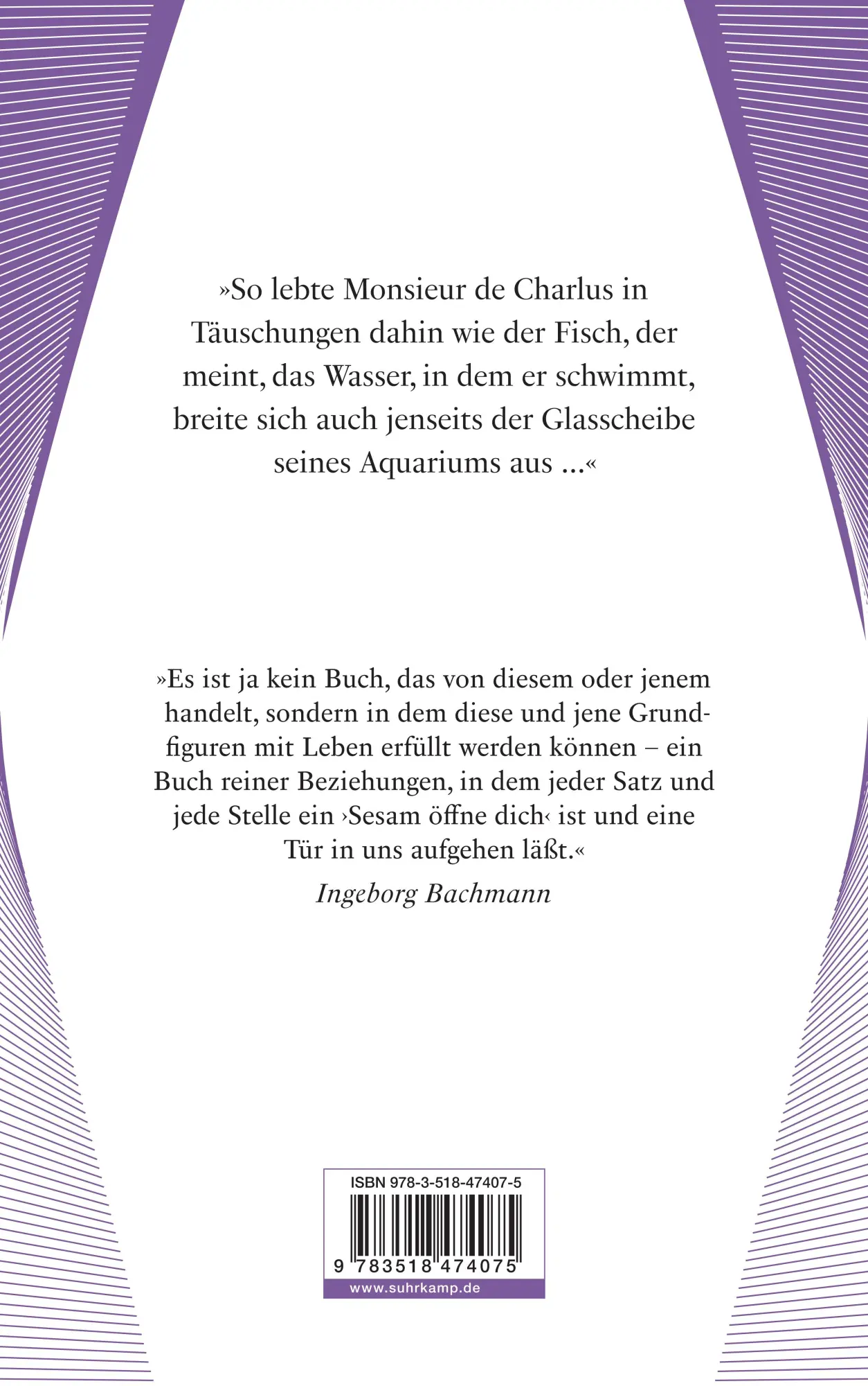 Rückseite: 9783518474075 | Werke. Frankfurter Ausgabe Werke II. Band 4 | Marcel Proust | Buch