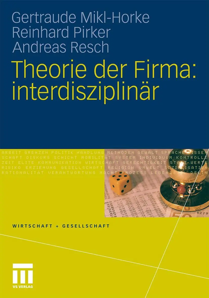 Cover: 9783531174075 | Theorie der Firma: interdisziplinär | Gertraude Mikl-Horke (u. a.)