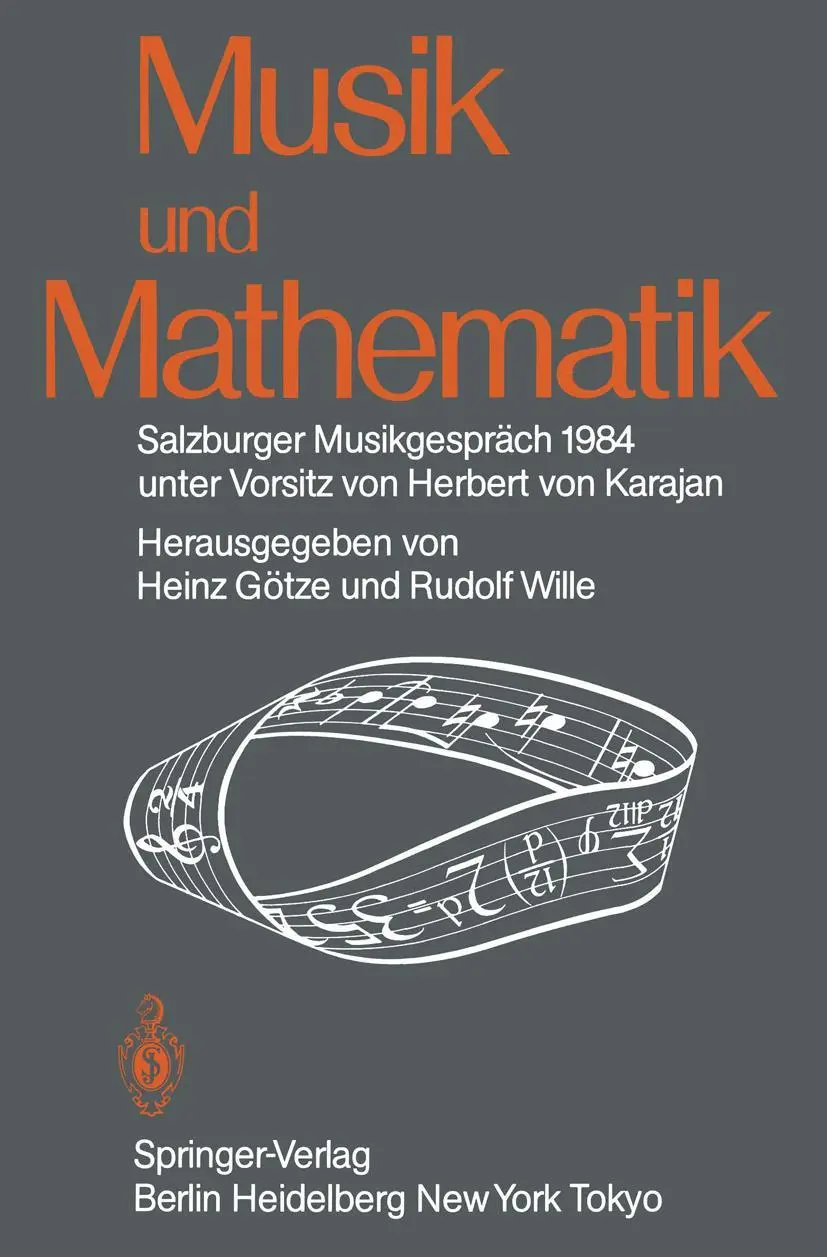 Cover: 9783540154075 | Musik und Mathematik | Rudolf Wille (u. a.) | Taschenbuch | x | 1985