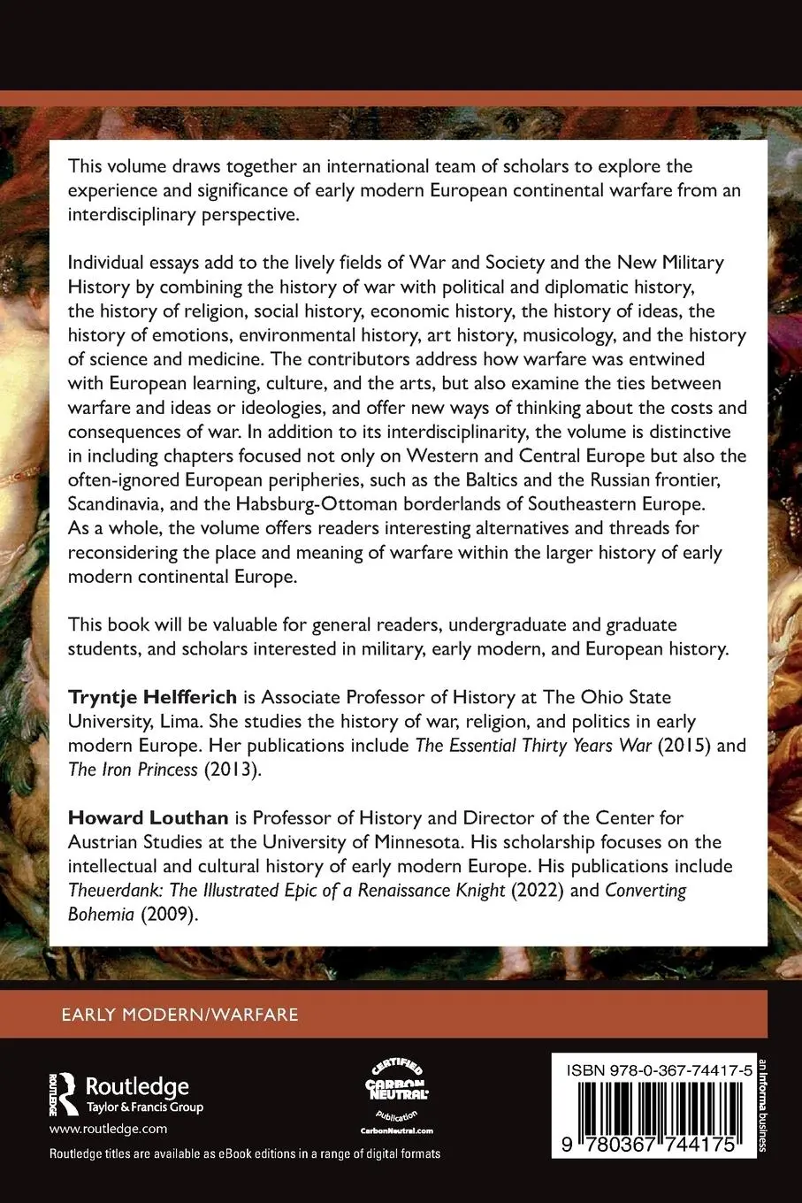 Rückseite: 9780367744175 | Beyond the Battlefield | Reconsidering Warfare in Early Modern Europe