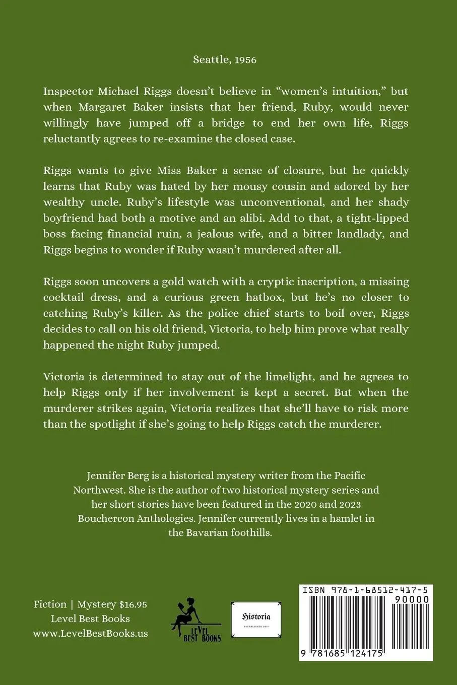 Rückseite: 9781685124175 | The Hatbox Murders | An Elliott Bay Mystery | Jennifer Berg | Buch