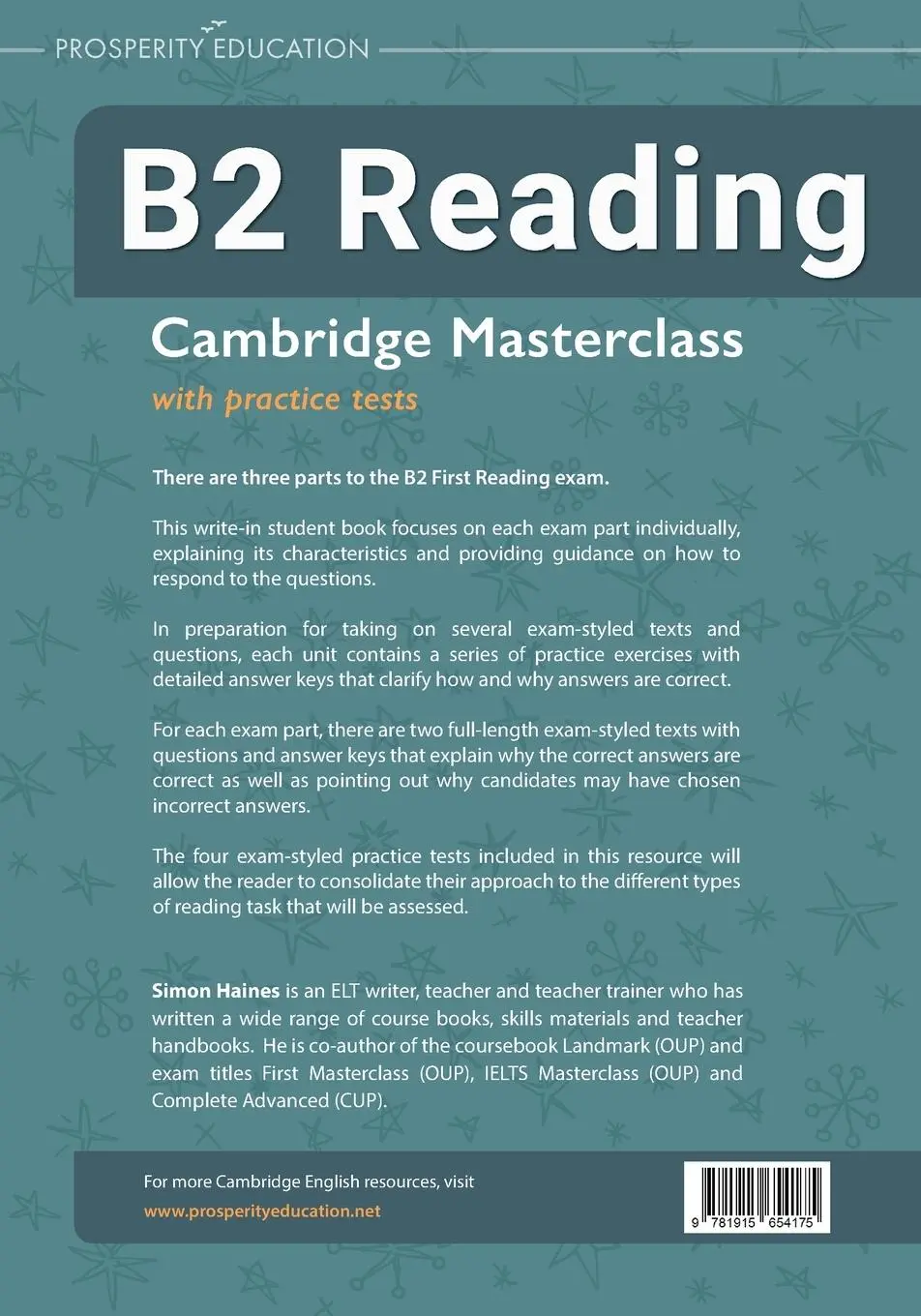 Rückseite: 9781915654175 | B2 Reading Cambridge Masterclass with practice tests | Simon Haines