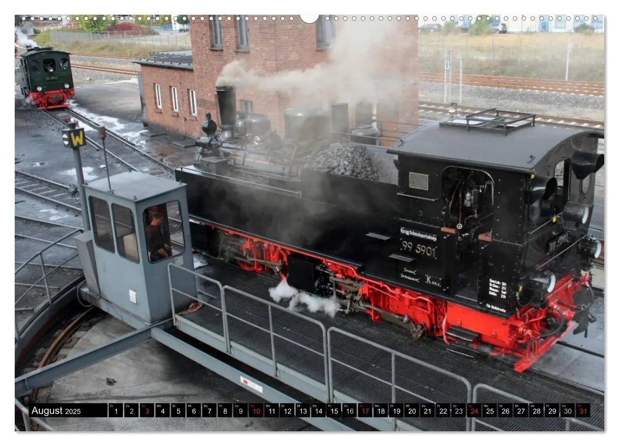 Bild: 9783435754175 | Die Brockenbahn - Mit Volldampf durch den Harz (Wandkalender 2025...